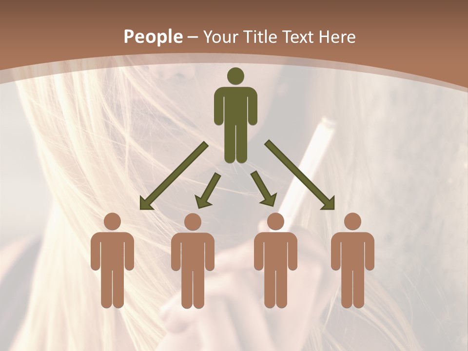 Sensualit Fum Mauvais PowerPoint Template