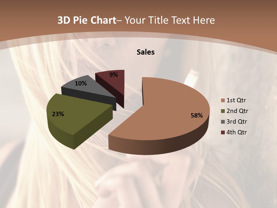 Sensualit Fum Mauvais PowerPoint Template