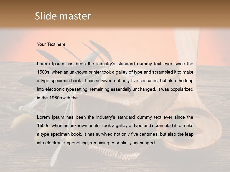 Leaf Fragrance Spa PowerPoint Template