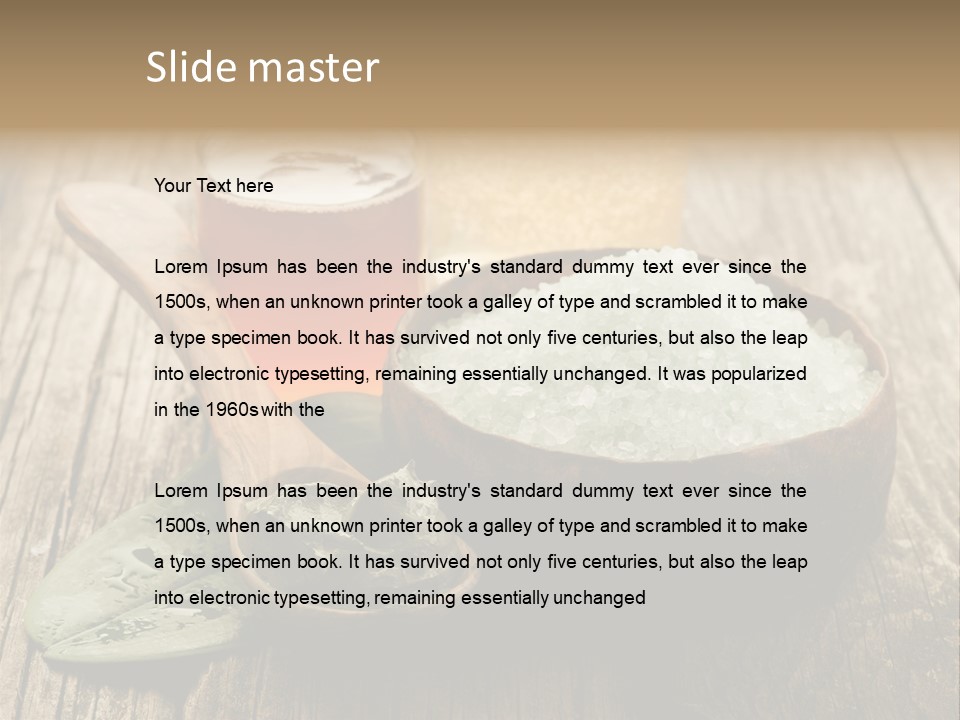 Well Spa Care PowerPoint Template