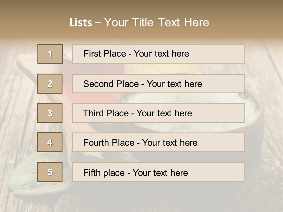 Well Spa Care PowerPoint Template
