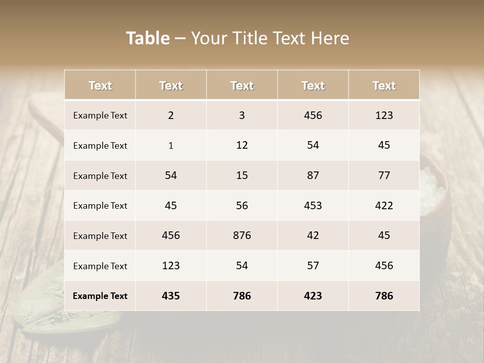 Well Spa Care PowerPoint Template
