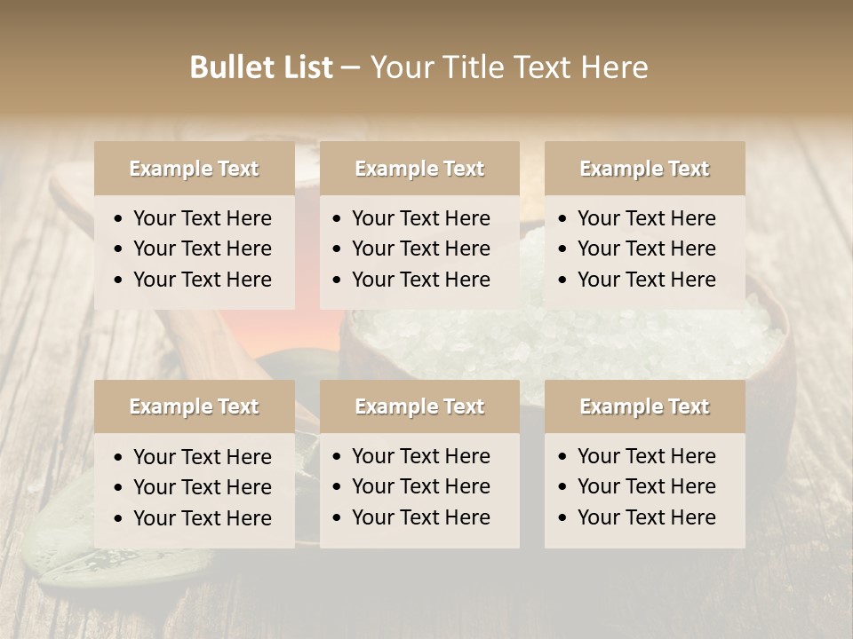 Well Spa Care PowerPoint Template