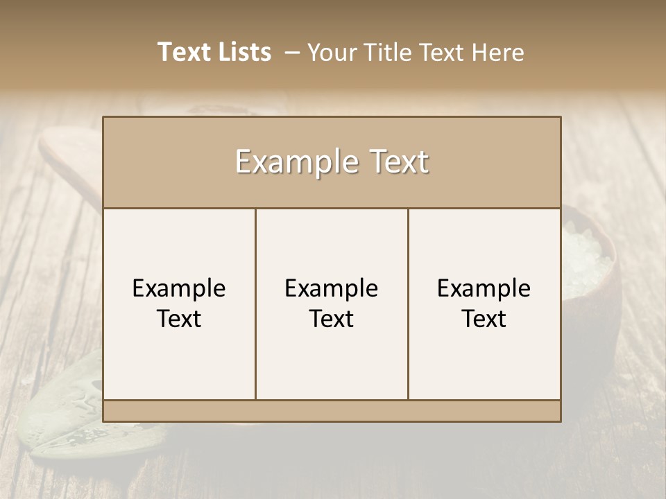 Well Spa Care PowerPoint Template
