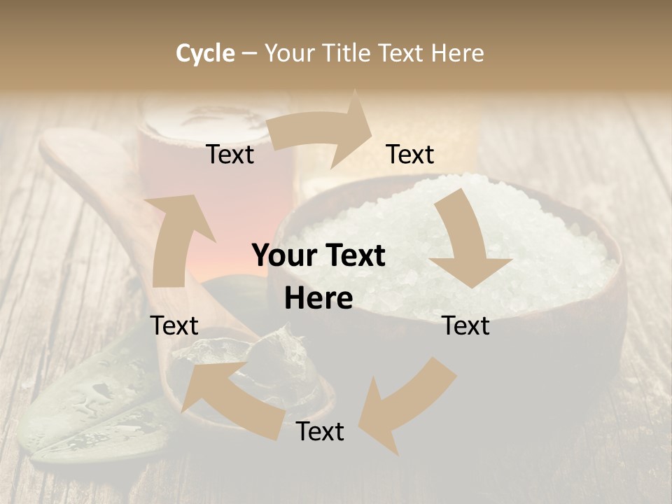 Well Spa Care PowerPoint Template