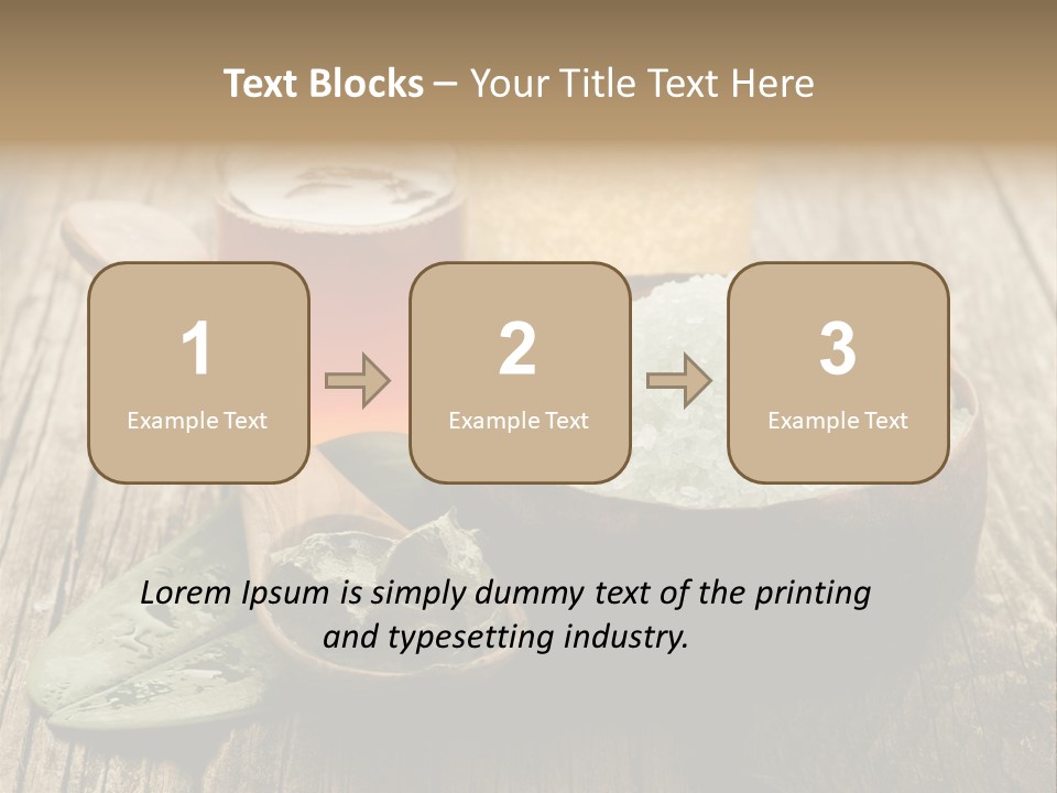 Well Spa Care PowerPoint Template