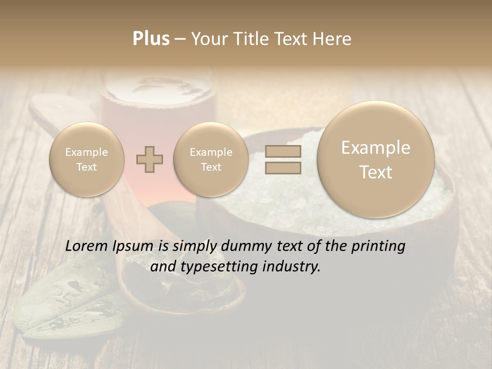 Well Spa Care PowerPoint Template