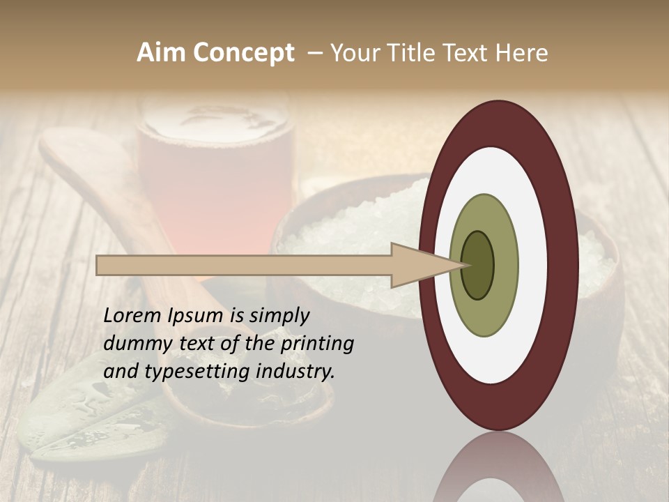 Well Spa Care PowerPoint Template