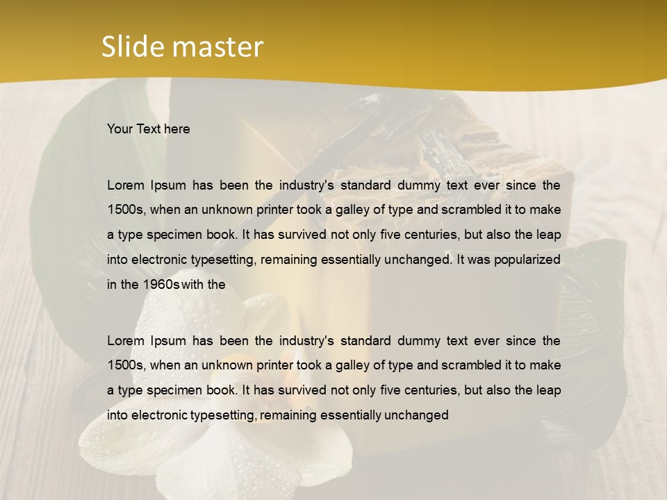 Wellbeing Harmony Purity PowerPoint Template