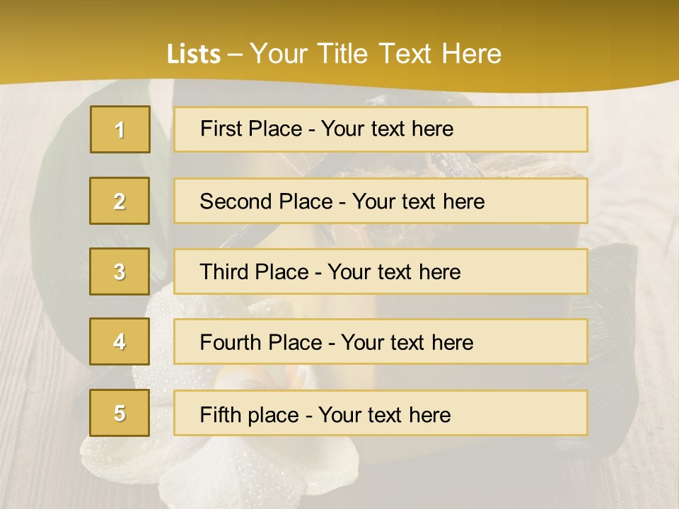 Wellbeing Harmony Purity PowerPoint Template