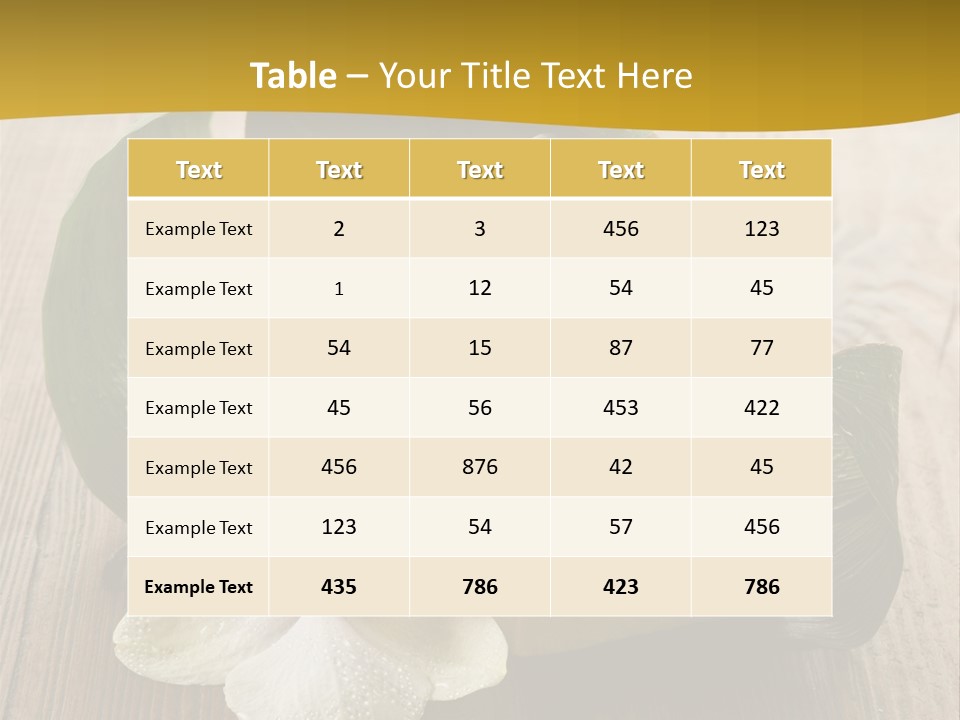 Wellbeing Harmony Purity PowerPoint Template