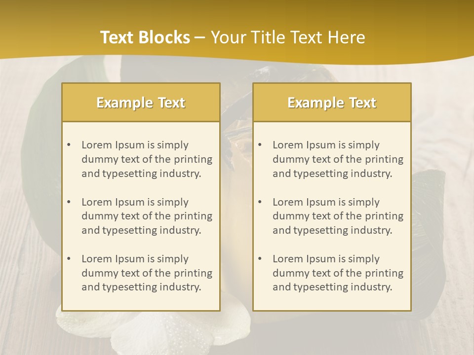 Wellbeing Harmony Purity PowerPoint Template