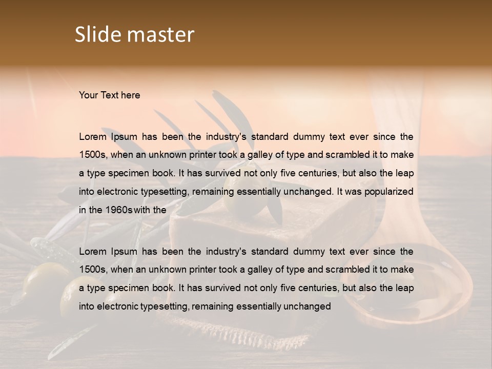 Health Relaxation Handmade PowerPoint Template