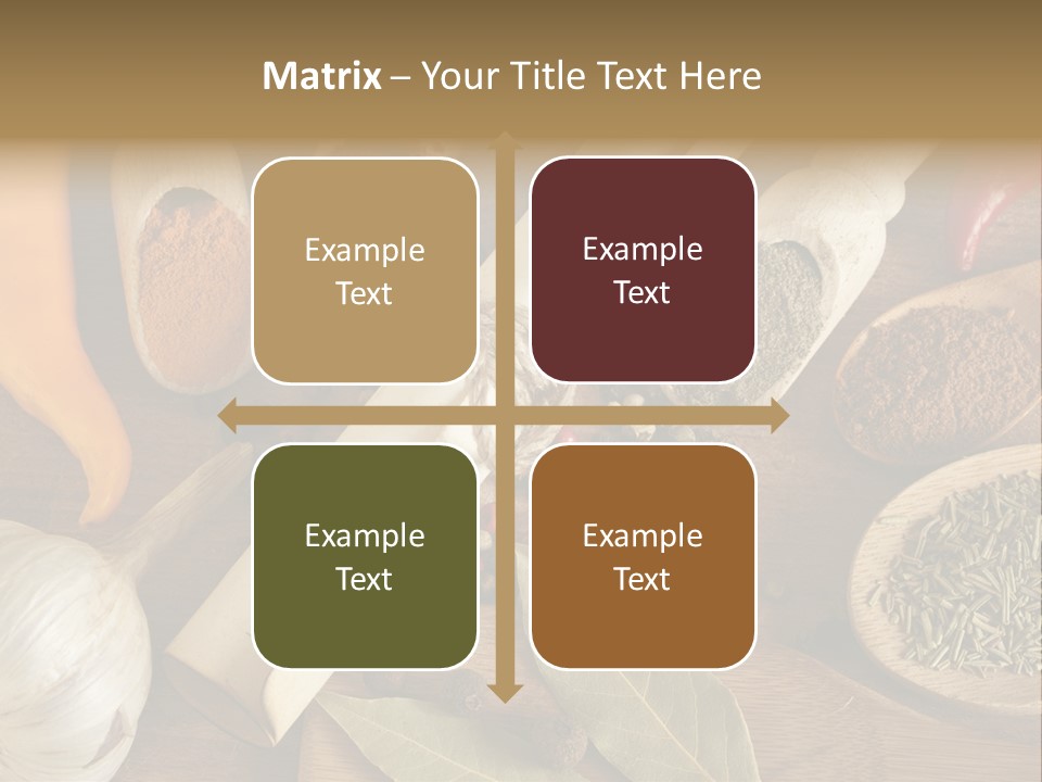 Herb Vegetable Spice PowerPoint Template