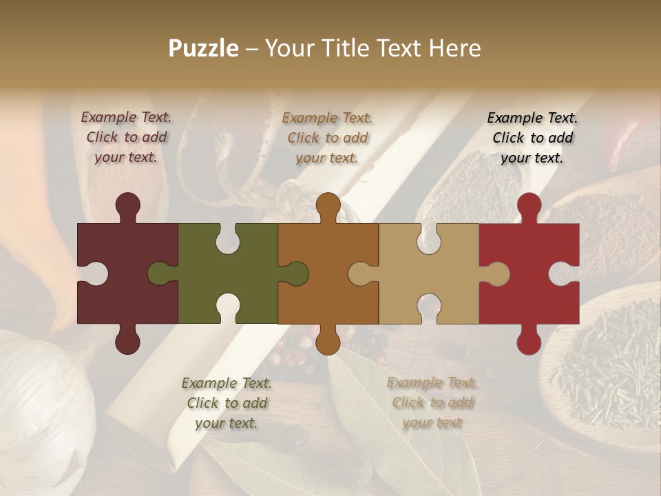 Herb Vegetable Spice PowerPoint Template