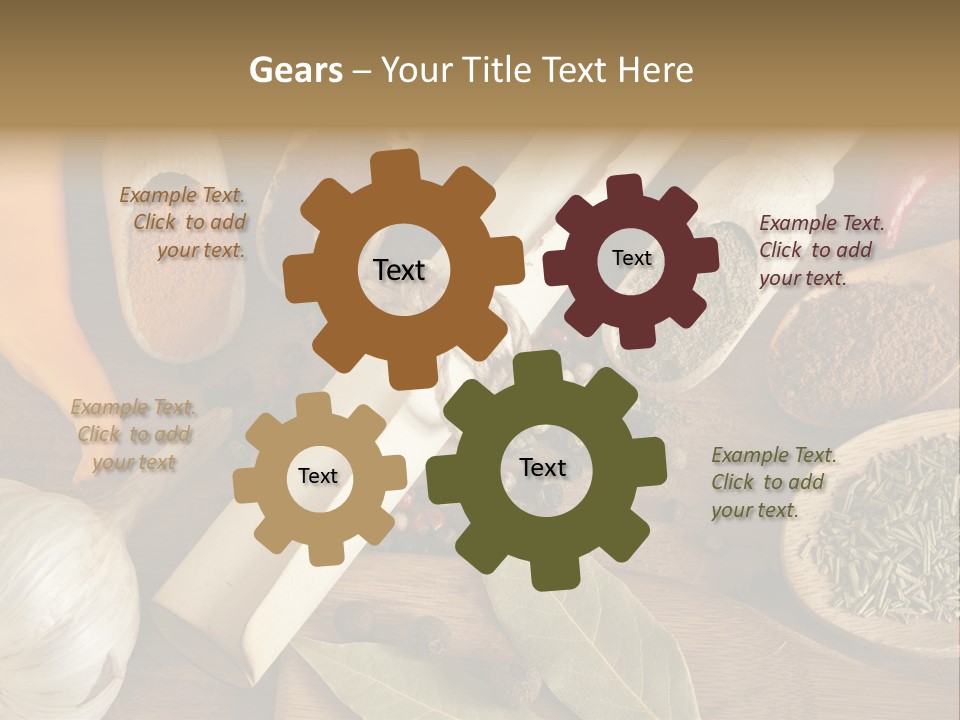 Herb Vegetable Spice PowerPoint Template