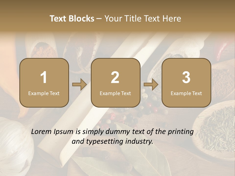 Herb Vegetable Spice PowerPoint Template