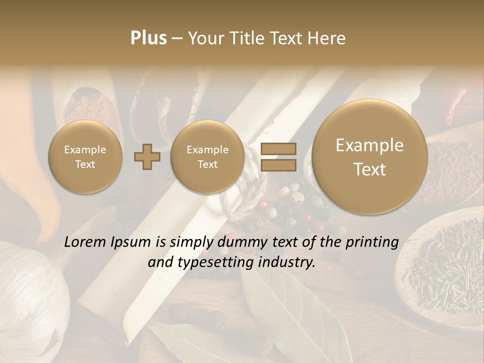 Herb Vegetable Spice PowerPoint Template