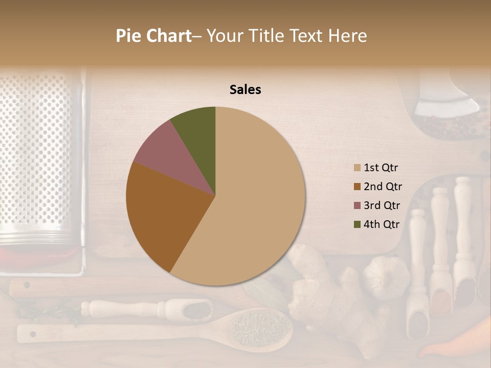 Menu Card Herb PowerPoint Template