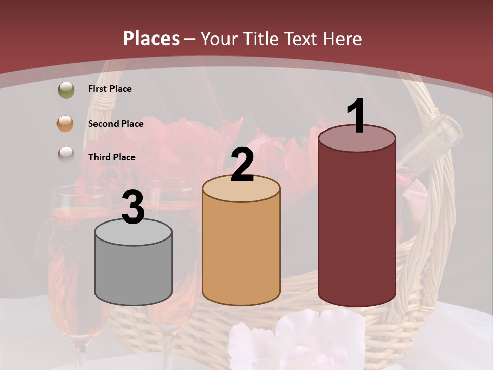 Drink Valentine Basket PowerPoint Template