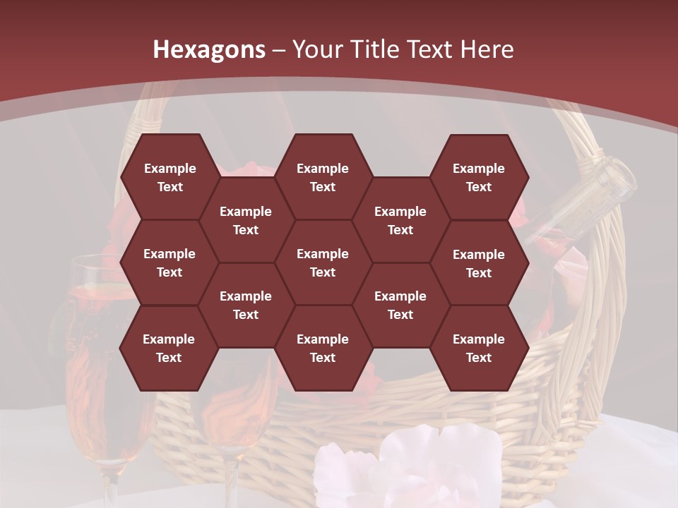 Drink Valentine Basket PowerPoint Template