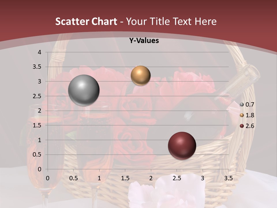 Drink Valentine Basket PowerPoint Template