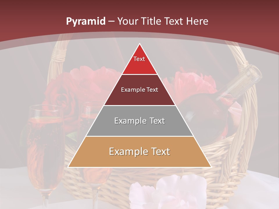 Drink Valentine Basket PowerPoint Template