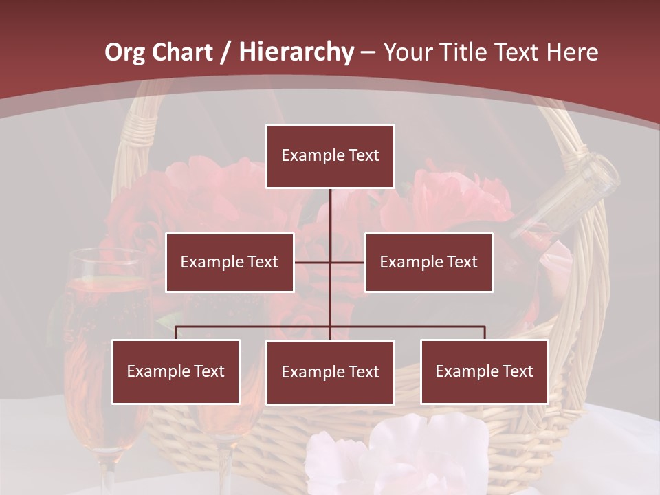 Drink Valentine Basket PowerPoint Template