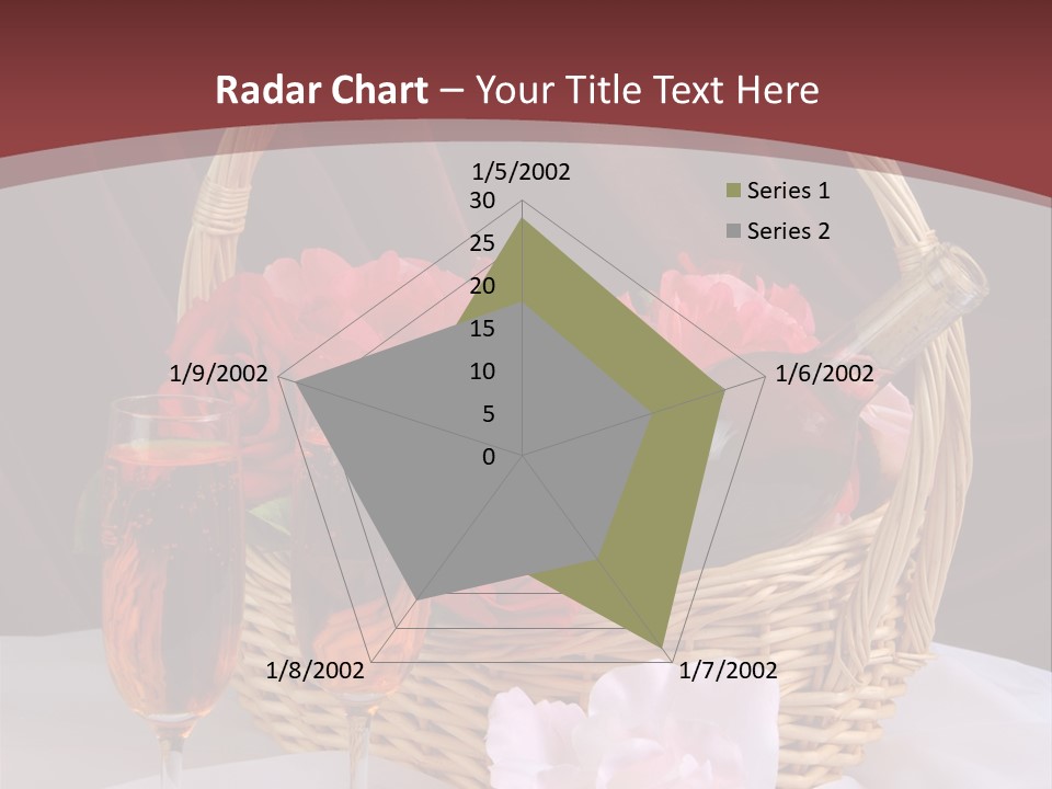 Drink Valentine Basket PowerPoint Template