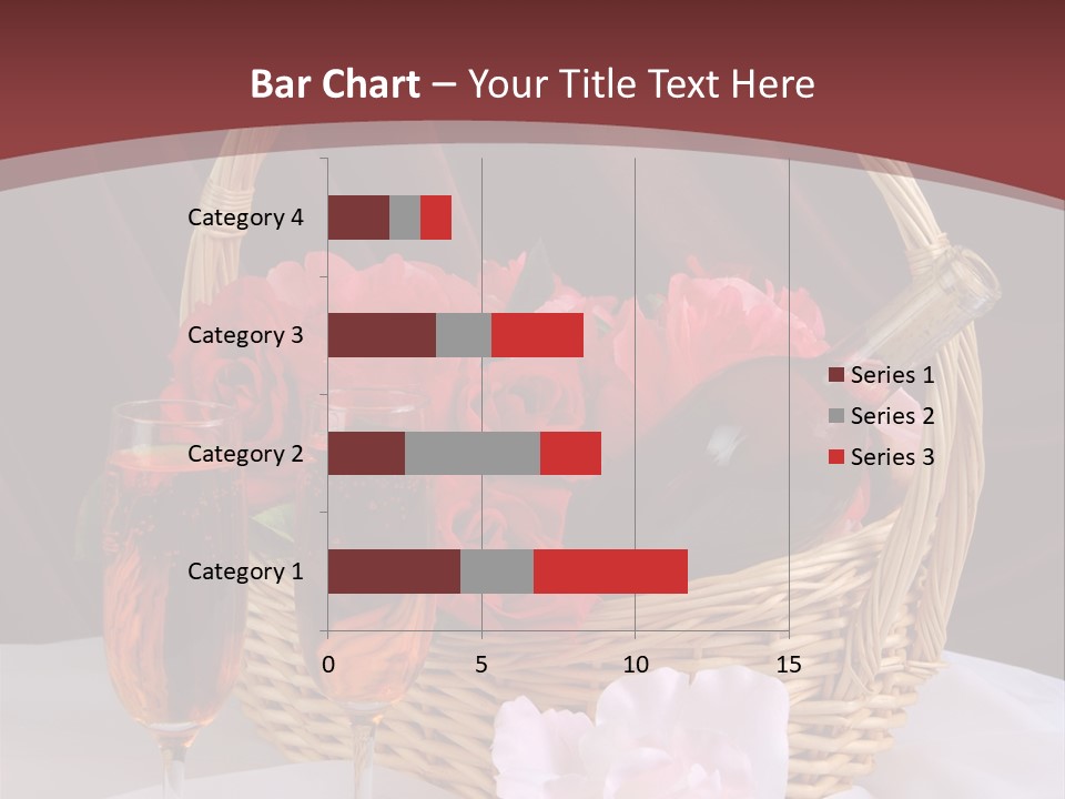 Drink Valentine Basket PowerPoint Template