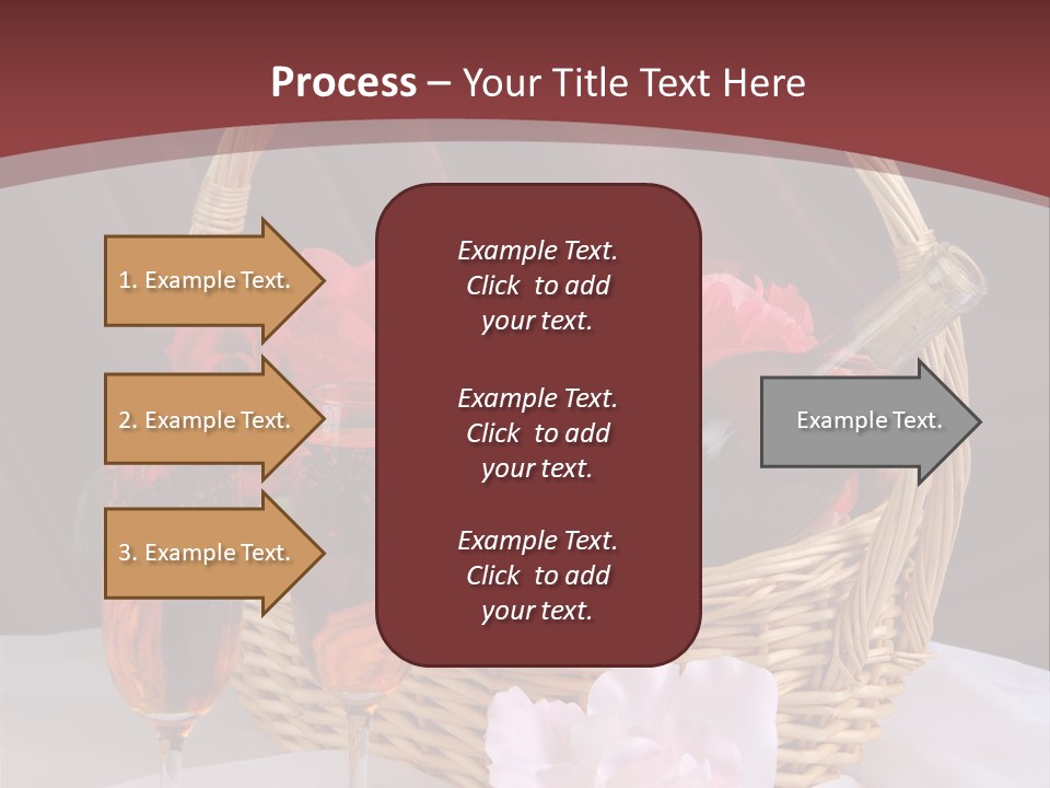 Drink Valentine Basket PowerPoint Template