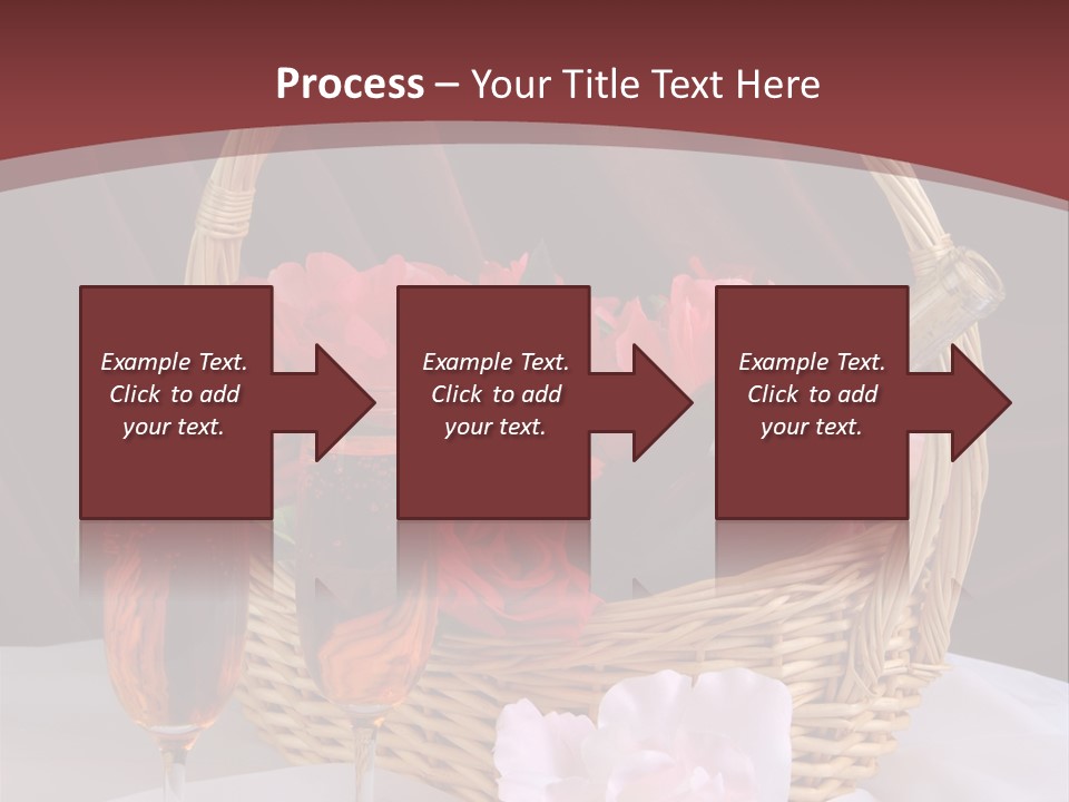 Drink Valentine Basket PowerPoint Template