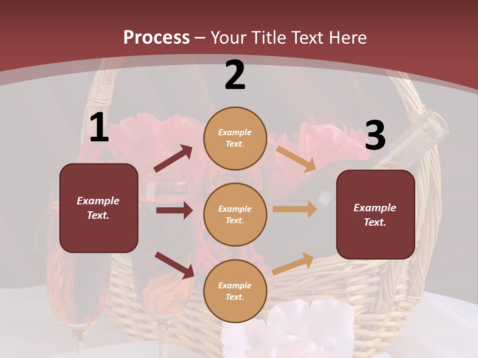 Drink Valentine Basket PowerPoint Template