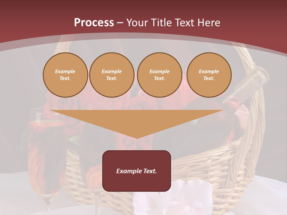 Drink Valentine Basket PowerPoint Template