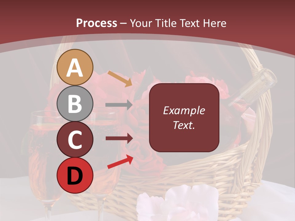 Drink Valentine Basket PowerPoint Template