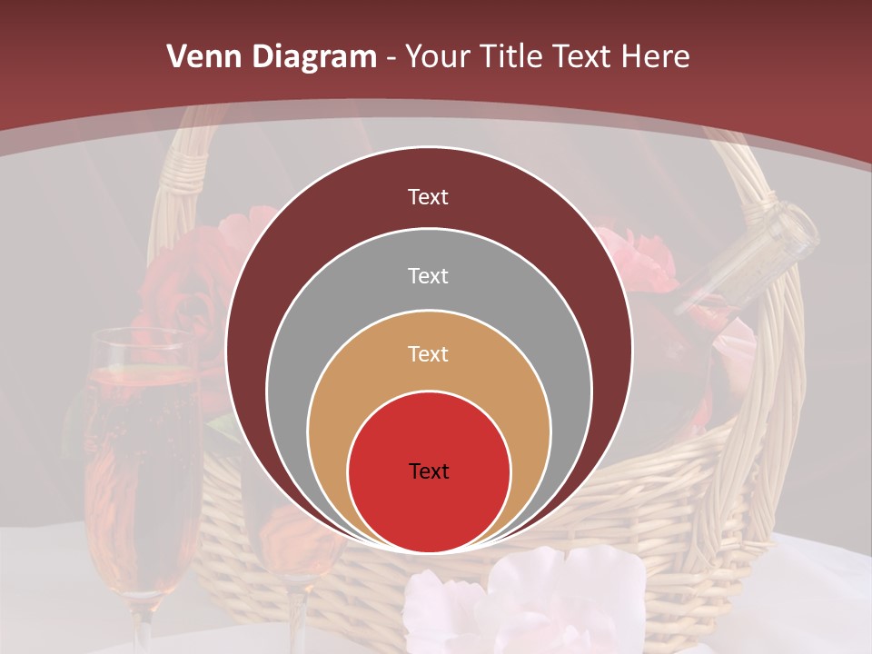 Drink Valentine Basket PowerPoint Template