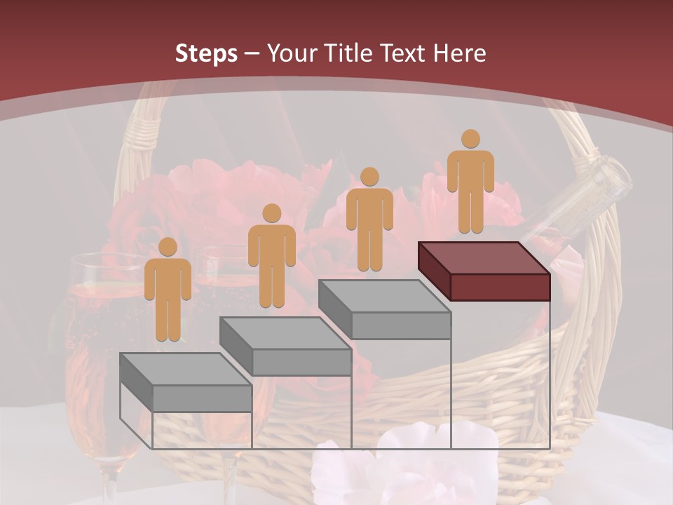 Drink Valentine Basket PowerPoint Template