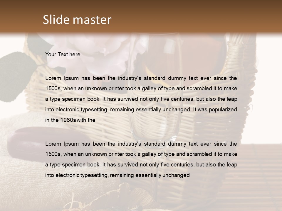 Wicker Special Glass PowerPoint Template