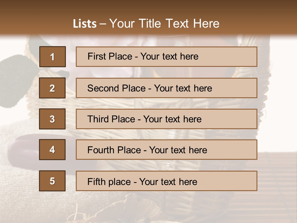 Wicker Special Glass PowerPoint Template