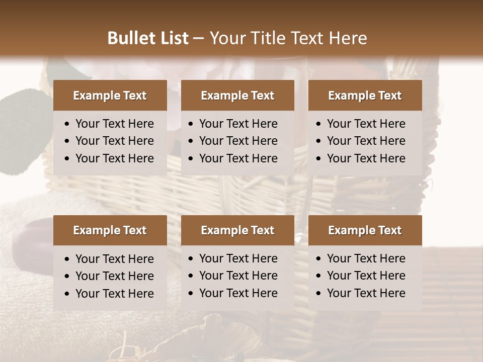 Wicker Special Glass PowerPoint Template
