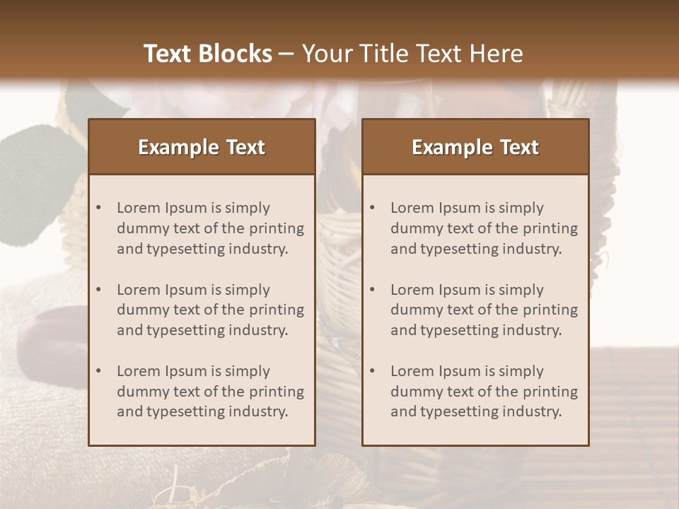 Wicker Special Glass PowerPoint Template