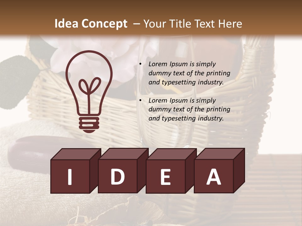 Wicker Special Glass PowerPoint Template