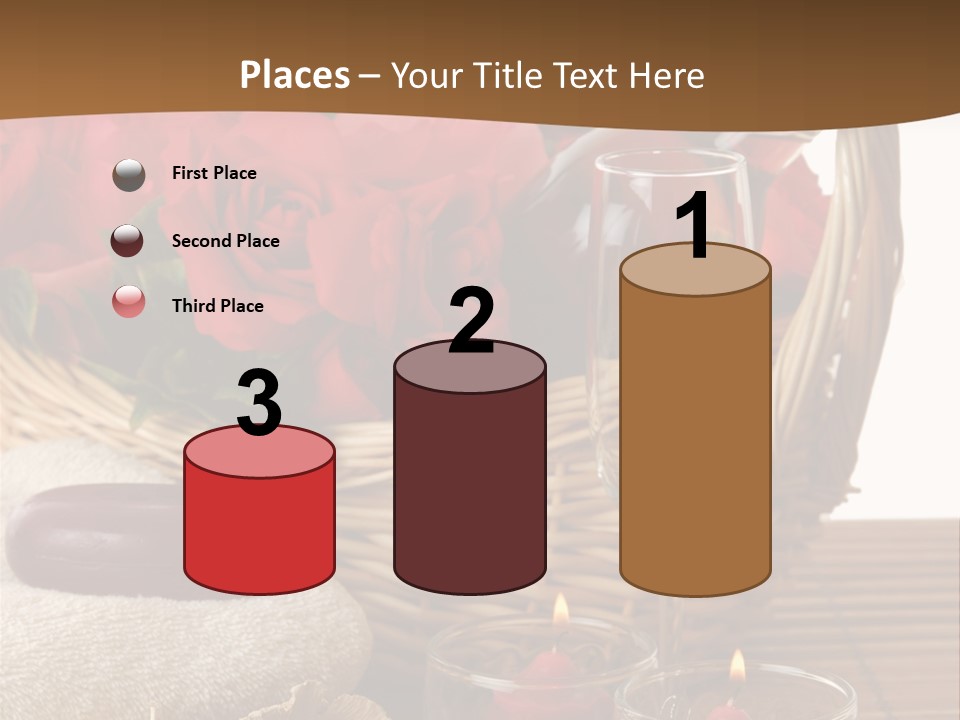 Valentne's Bath Champagne PowerPoint Template