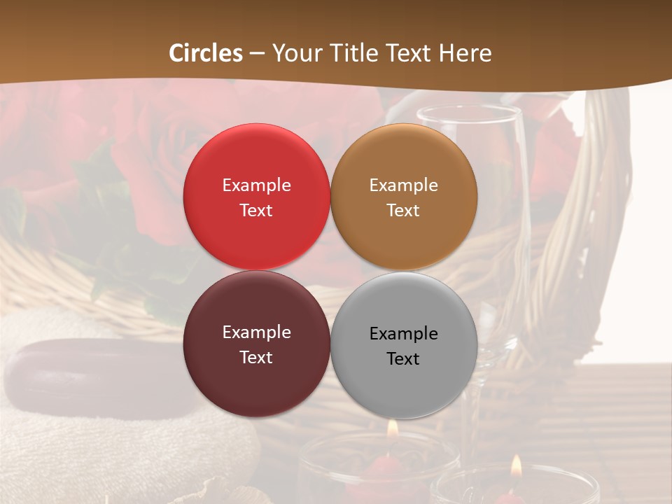 Valentne's Bath Champagne PowerPoint Template