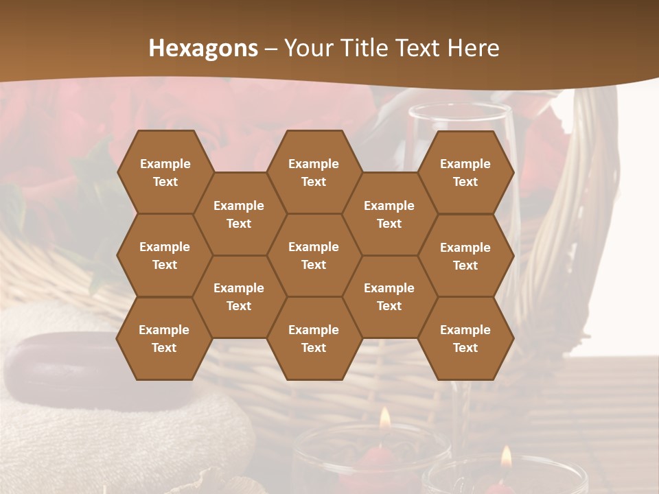 Valentne's Bath Champagne PowerPoint Template