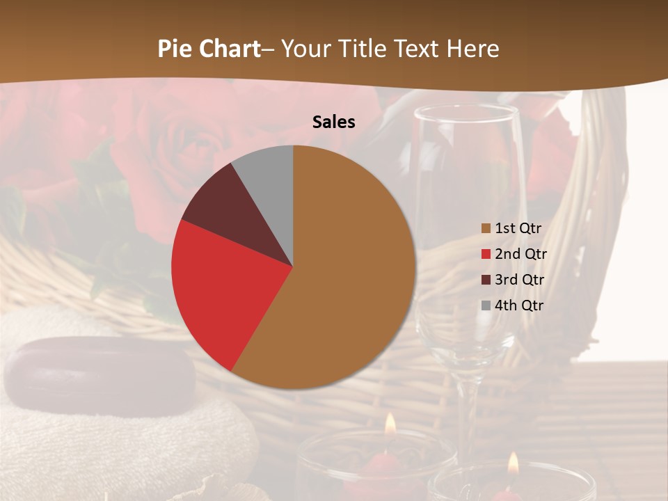 Valentne's Bath Champagne PowerPoint Template