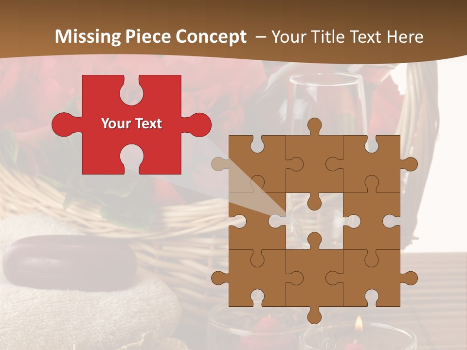 Valentne's Bath Champagne PowerPoint Template