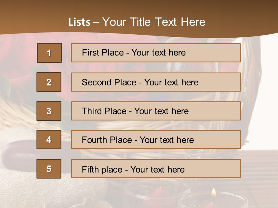 Valentne's Bath Champagne PowerPoint Template