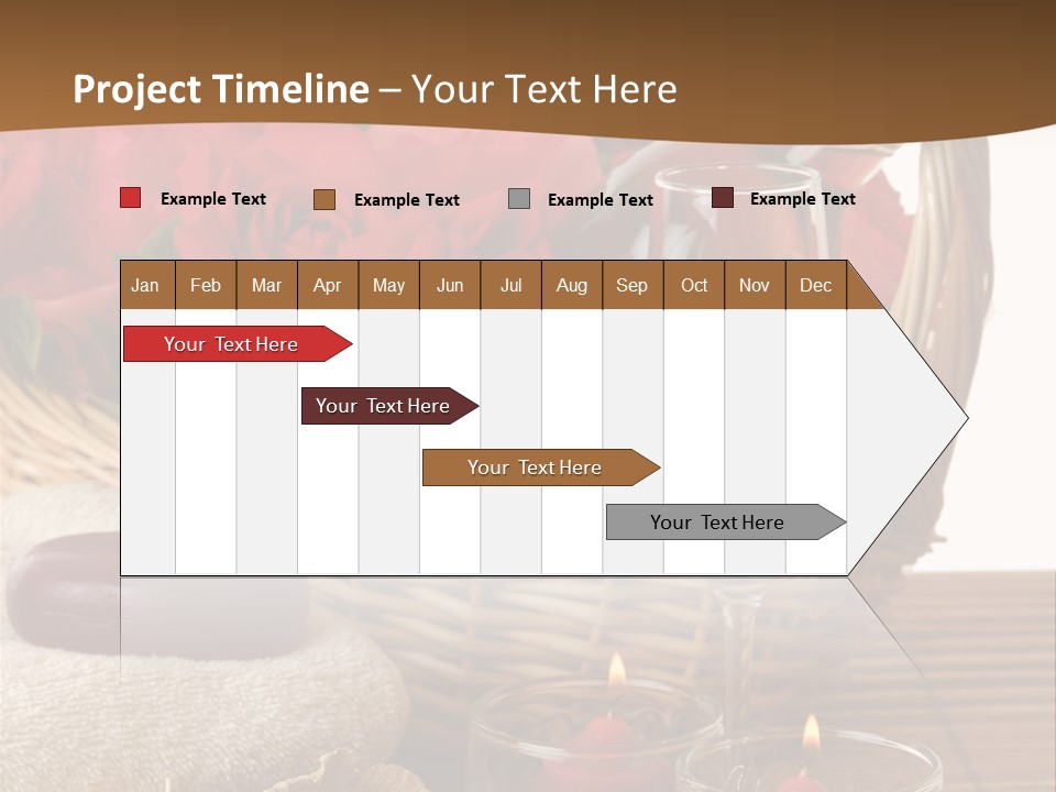 Valentne's Bath Champagne PowerPoint Template