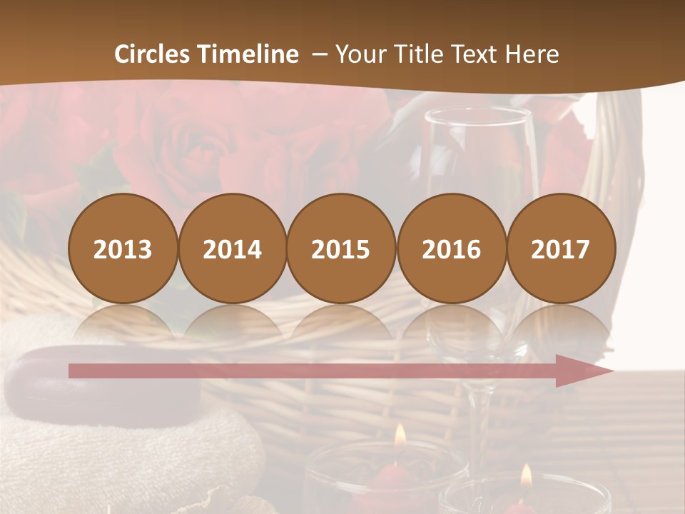 Valentne's Bath Champagne PowerPoint Template